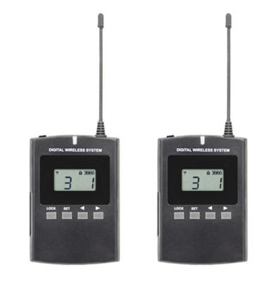 China Two Way Wireless Headset Microphone System , Digital Audio Guide Device for sale