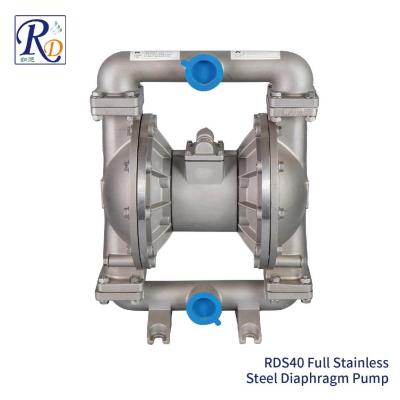 China Full Stainless Steel Air Operated Diaphragm Pump Atex Fuel Transfer 1-1/2 Inch for sale