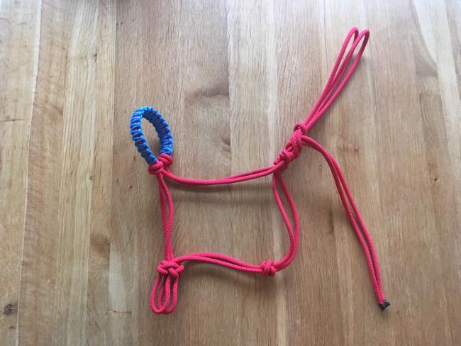 Factory custom Rope Halter with Braided noseband, Natural Horsemanship Braided Horse Rope Halter Headcollar For Parelli Training