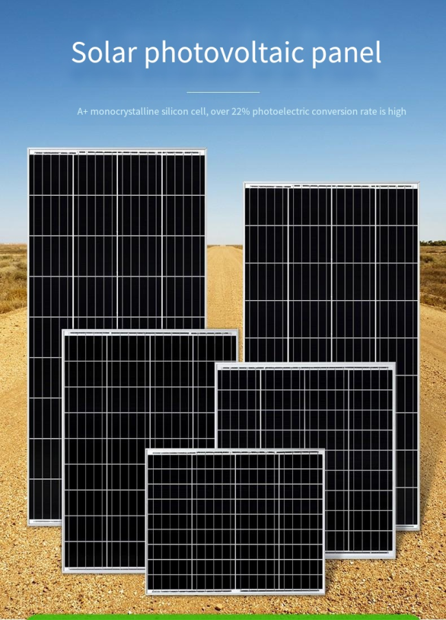 450W 500W 550W Solar Panel Monocrystalline Solar Panels Half Cell Solar Panel Kit For Homes01