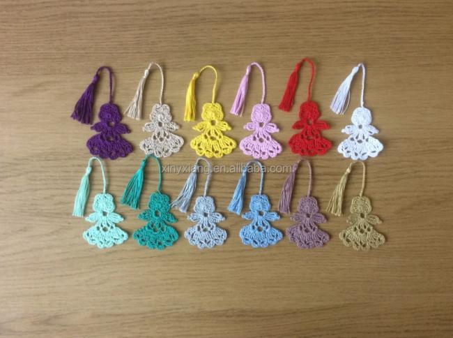 Factory Wholesale Crocheted Cross Bookmarks, Cross Bookmarks In Thread Crochet,Religious gifts,Hand knitted cartoon bookmark