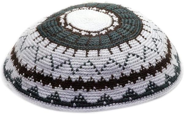 Quality Factory Custom Hand Made 100% Cotton Hand Knitted Kippah Hat, Crochet Yarmulke for sale