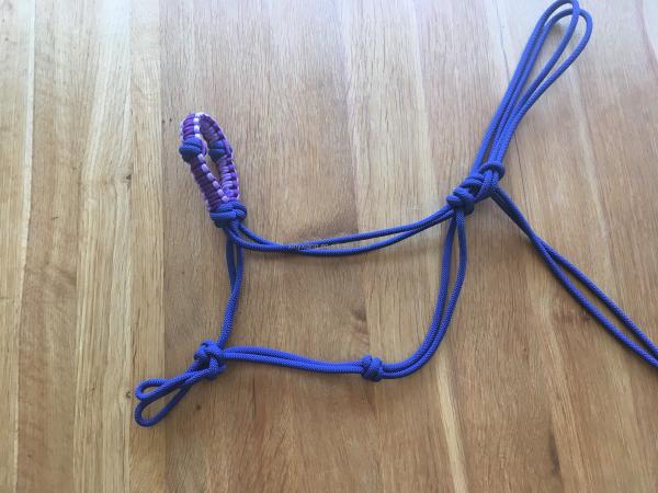 Quality Factory custom Braided Rope Halter with Lead, Poly Braided Rope Horse Halter For for sale