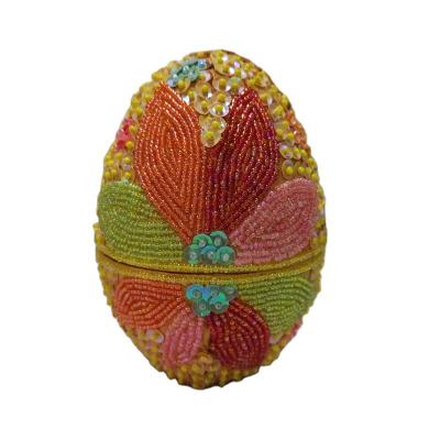 China Factory Wholesale DIY Easter craft ideas using styrofoam eggs, Sequin Egg Ornament Craft Kit, DIY Christmas Ornaments006 for sale