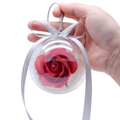 China Factory Wholesale Preserved Artificial Rose Soap Flower Hanging, Valentine's Day Gift Eternal Love Soap Flower Rose for sale