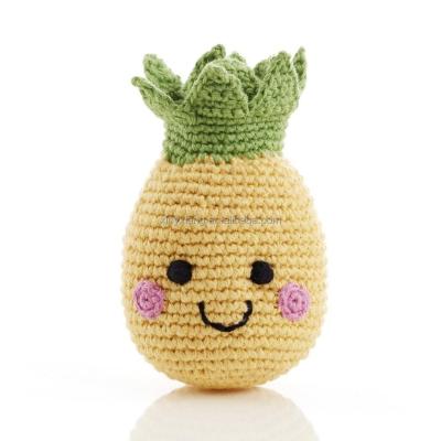 China Factory Wholesale handmade crochet amigurumi fruit animal stress ball-Squeeze toy anti anxiety therapy, Crocheted worry pets for sale