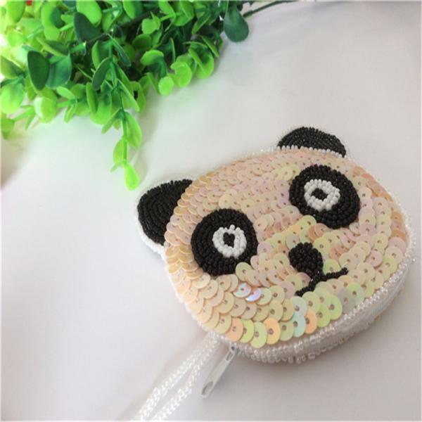 Quality Factory direct sales of new fashion bead embroidered wallet card bag passport cover beaded purse   handbag  card bag07 for sale