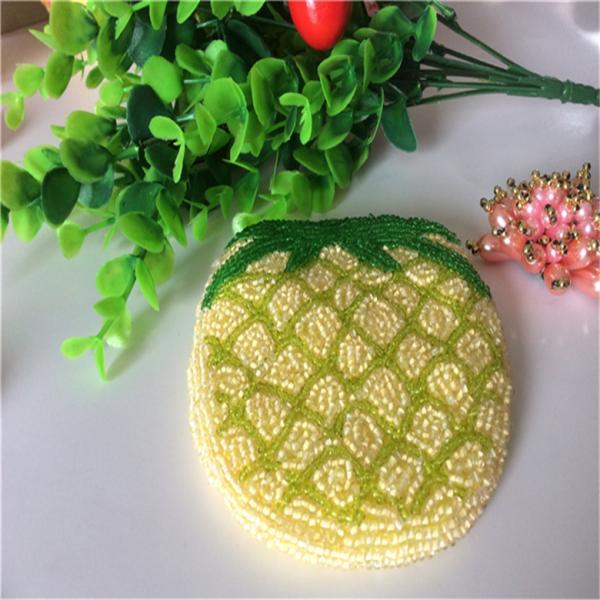Quality Factory direct sales of new fashion bead embroidered wallet card bag passport cover beaded purse   handbag  card bag09 for sale
