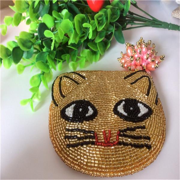 Quality Factory direct sales of new fashion bead embroidered wallet card bag passport cover beaded purse   handbag  card bag10 for sale