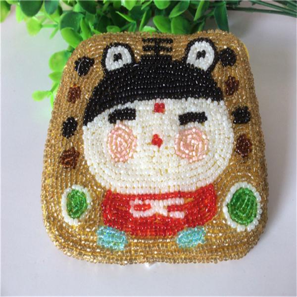 Quality Factory direct sales of new fashion bead embroidered wallet card bag passport cover beaded purse   handbag  card bag12 for sale