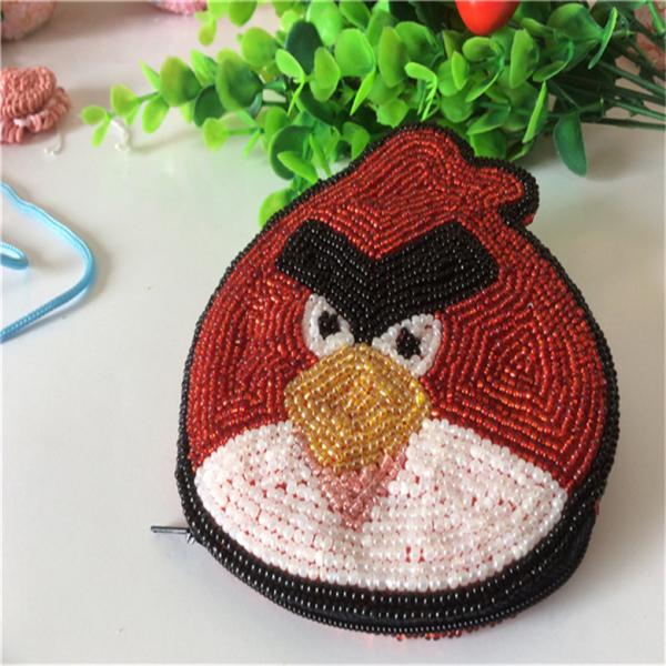 Quality Factory direct sales of new fashion bead embroidered wallet card bag passport cover beaded purse   handbag  card bag14 for sale