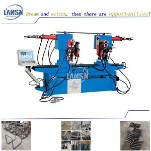 China Double Head Pipe Bending Machine Dual Head Double End Double Side Tube Bending Machine Pipe Bender for sale