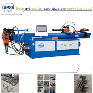 China hydraulic cnc ss tube bending machine / hydraulic cnc stainless steel pipe bender for Motor Van for sale