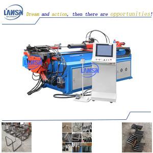 China Automatic Pipe Bender Tube Bending Machine With 2 Stack Molds For Handle Bar for sale
