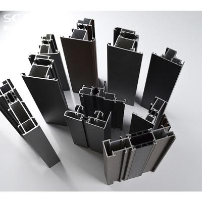 China De speciale Gestalte gegeven Aluminium het Glijden van het het Aluminiumvenster van het Vensterprofiel Uitdrijvingen ISO9001 Te koop
