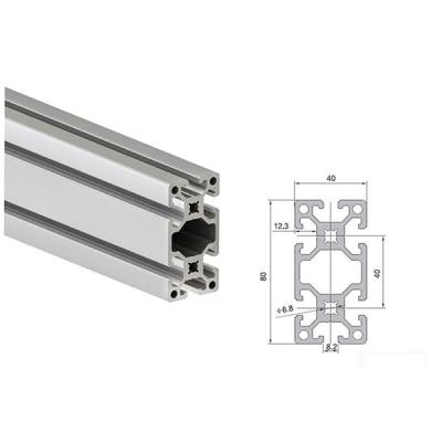 China 4080 Industrial Alu Profiles Mill Finished Aluminum Extrusion Linear Rail for sale