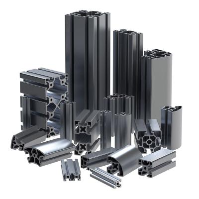 China V Slot Extrusion Aluminum Profiles Powder Coating Aluminium Trim Profiles for sale