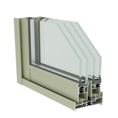China La ventana de desplazamiento de la aleación de aluminio de 85 series perfila la protuberancia del canal de la ventana de aluminio 6063 T5 en venta
