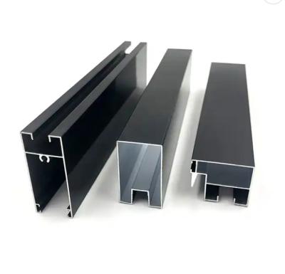 China Dünner gleitendes Fenster-Profil-Matt Black And Bronze Aluminium-Profil-Aluminiumabschnitt zu verkaufen