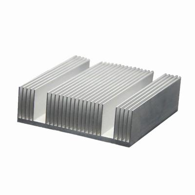 China Mill Finish 6063 Aluminum Heatsink Radiator Circuit Board Cooler Standard Extrusion Profiles for sale