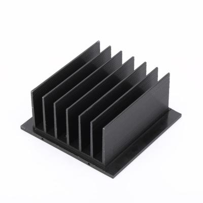 Cina Forma di pettine di alluminio espelsa nera anodizzata di profilo del dissipatore di calore in vendita