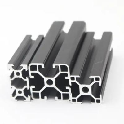 China Black Extrusion Aluminum Profiles With Multiple Sizes Natural Finish for sale