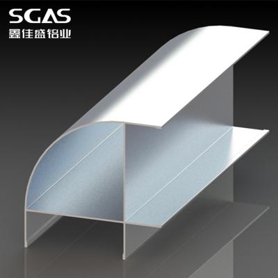 China Cleanroom Aluminum Extrusion Profile For Prefabricated Houses  Anodized T Aluminum Profile For Cleanroom for sale