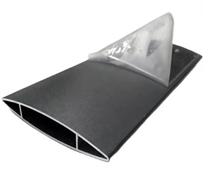 China Custom Building Facade Extruded Aerofoil Fins Aluminum Profile Louvers Blade zu verkaufen