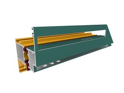 China 1.2mm Powder Coated Thermal Break Extrusion Window Frame for sale