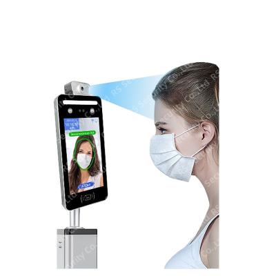 China FCC Temperature Measurement Face Recognition Terminal With Infrared Thermal Imaging Camera for sale
