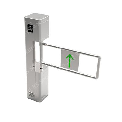 China Jail DC Motor Swing Barriers Turnstiles 2 Doors E-ticket Verification Wing Gates Motherboard for sale
