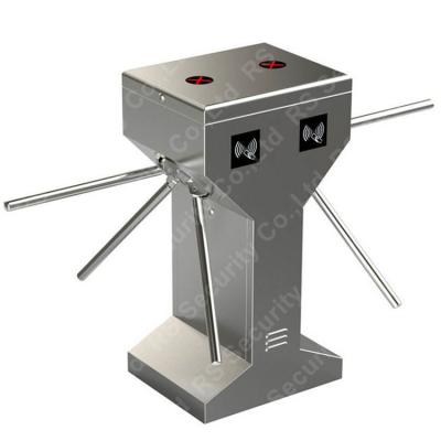 China Physical Access Control Tripod Turnstiles The Disabled Drop Arm Single Pole Waist Height Barreiras Entry System for sale