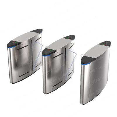 China Metro Barcode Reader Flap Barreiras Turnstiles Electric Control Board Swing Barrier Price for sale