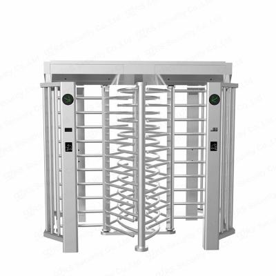 China 600mm 180 Degree Full Body Turnstiles Jail Vip Card System Rotating Barriers Door Motherboard for sale