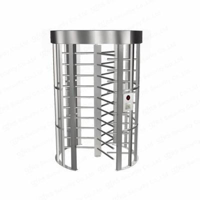 China Construction 90 Degree Full Height Turnstile Store Card Swiping System Rotate Tourniquets Equipment for sale