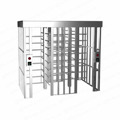 China Manual 180 Degree Full Body Turnstiles School Access Control Adaptation Rotate Barriers Machine for sale