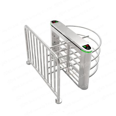 China Automatic Full Height Turnstile Price With Double/single Core Rfid Full Height Turnstile Gate for sale