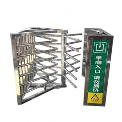 China Turnstile Full Height Stainless Steel Single Passage Full Turnstile Access Control System for sale