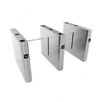 China Half Height Drop Arm Security Gates Face Recognition Access Control System for sale