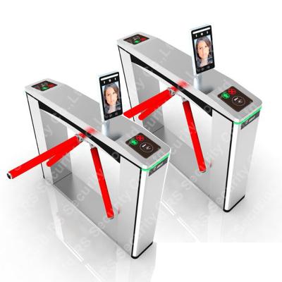 China Tripod QR Code Rfid Turnstile Gate New Upgraded Version Network Access Control for sale
