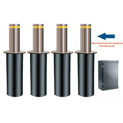 China Outdoor LED Hydraulic Security Bollards Convenient Construction for sale