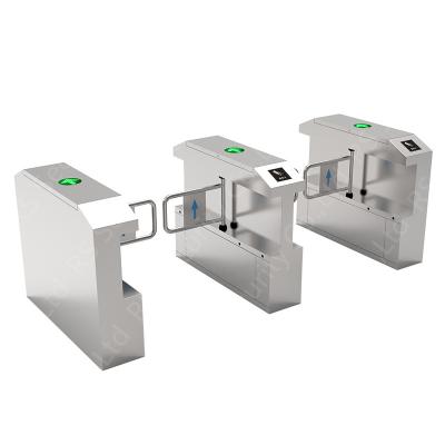 China Factories DC Brushless Swing Turnstiles Doors Anti-clamping Rfid Wristband Wing Barriers Electri Circuit for sale