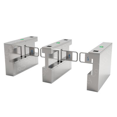 China Auto Open Swing Gate Turnstile Access Control Supermarket Barrier With Card Reader for sale