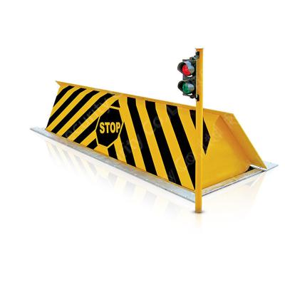 China Safety Traffic Hydraulic Road Blocker With Color Customized for sale