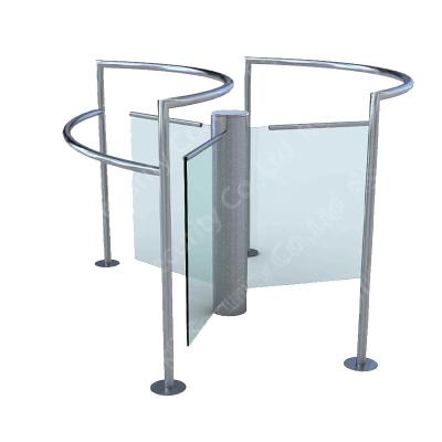 China Button Speed Turnstiles Gates DC24v Ex-factory Swing Barriers Controller for sale