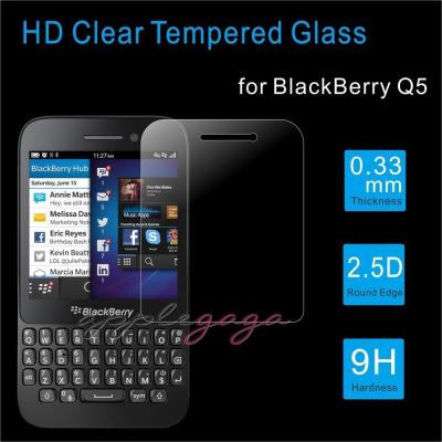 China 9H Blackberry Q5 Tempered Glass Film Anti fringerprint mobile phone screen protector for sale