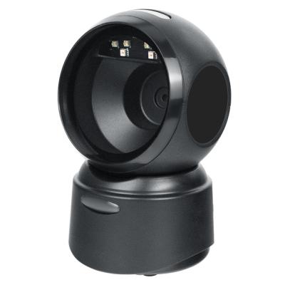 China Ready to ship High Quality desktop Omnidirectional 1D 2D Barcode Scanner Automatic Flatbed QR Code Scanner en venta