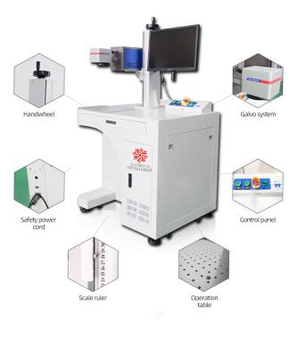 China grabado de escritorio de la máquina de la marca del laser del CO2 de 30W 60W para los no metales en venta