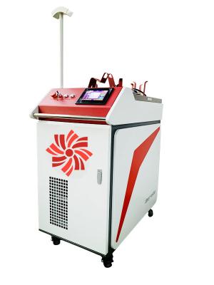 China 10m soldadora de laser del PDA de la fibra 500W 1000W para soldar del laser del metal en venta