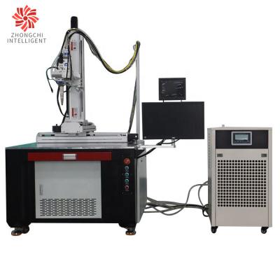 China Máquina de soldadura 100W do ponto do laser do metal do titânio 1064nm automática à venda